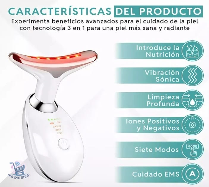GlowLift Pro™- Masajeador facial antiarrugas