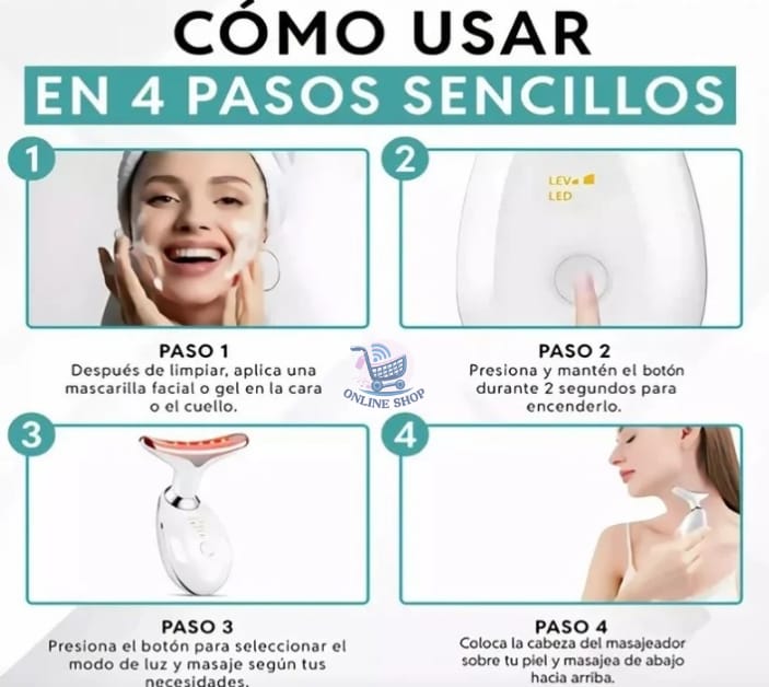 GlowLift Pro™- Masajeador facial antiarrugas